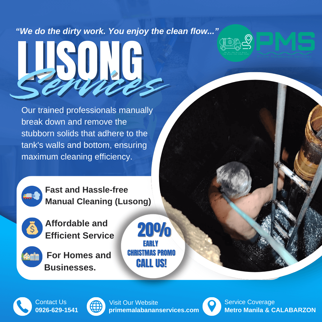 Prime Malabanan Expert Manual Septic Tank Cleaning (Lusong)