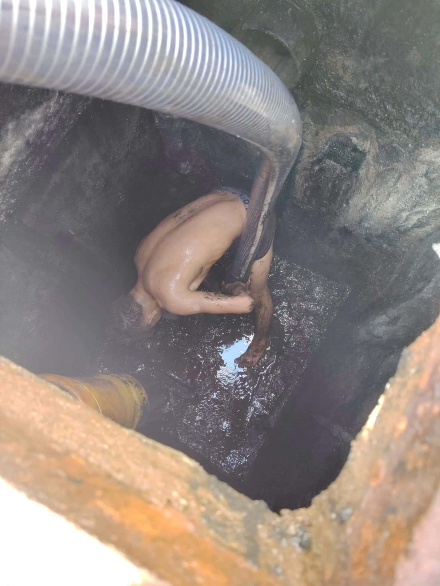 Manual Septic cleaning-lusong